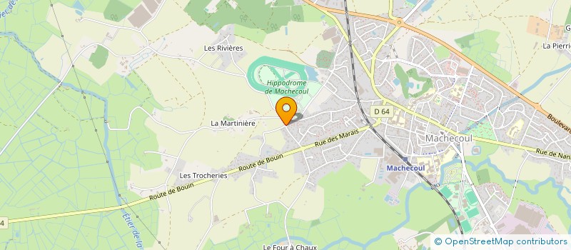 localisation de l'entreprise MADAME SARAH MORINEAU  MACHECOUL-SAINT-MEME