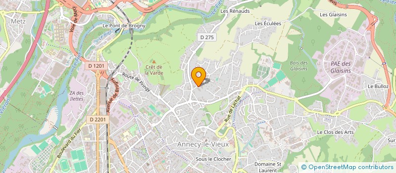 localisation de l'entreprise MADAME SARAH MOULIN  CHAMBERY