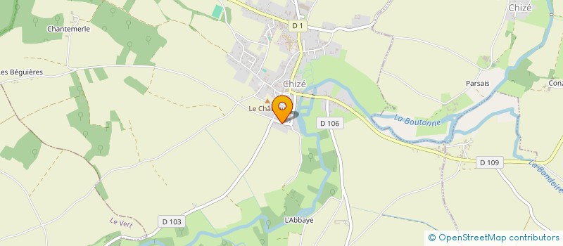 localisation de l'entreprise MADAME SARAH MOULINIER  CHIZE