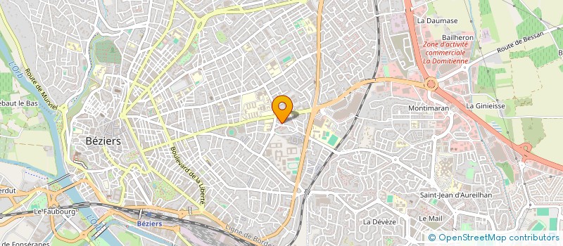 localisation de l'entreprise MADAME SARAH MOULOUD à BEZIERS