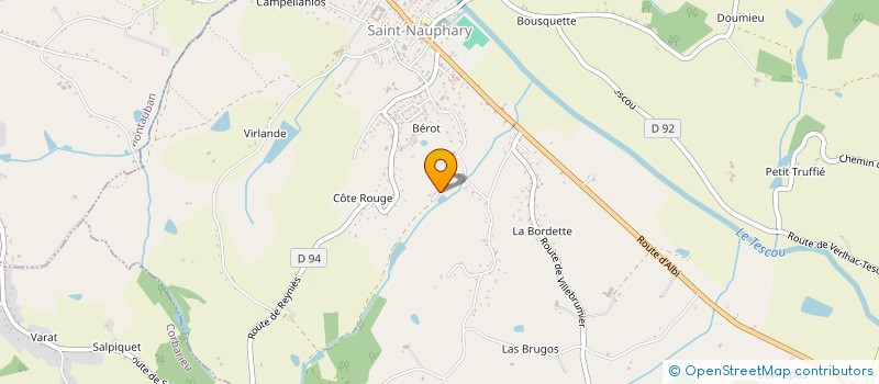 localisation de l'entreprise MADAME SARAH MOURADI  SAINT-NAUPHARY