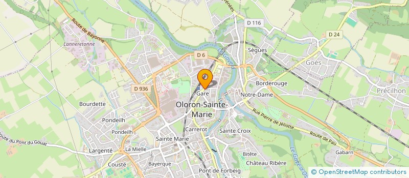 localisation de l'entreprise MADAME SARAH MOUTARD  OLORON SAINTE MARIE