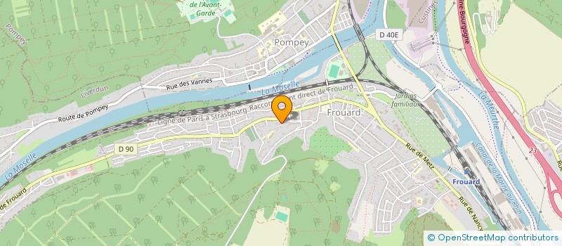 localisation de l'entreprise MADAME SARAH MOYNE  FROUARD