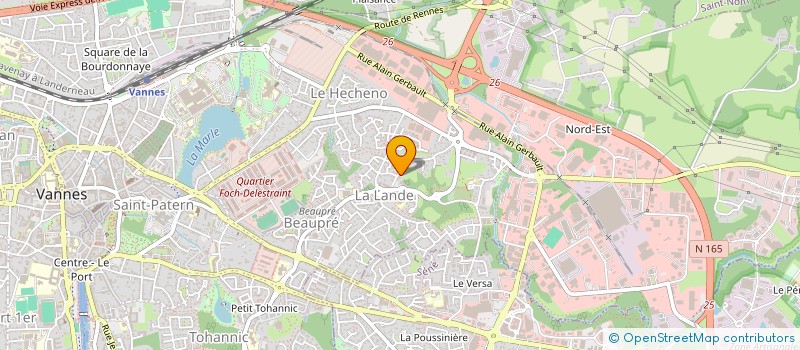localisation de l'entreprise MADAME SARAH MUSSET à VANNES