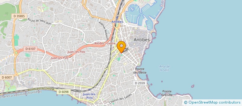 localisation de l'entreprise MADAME SARAH NABARAWI à ANTIBES