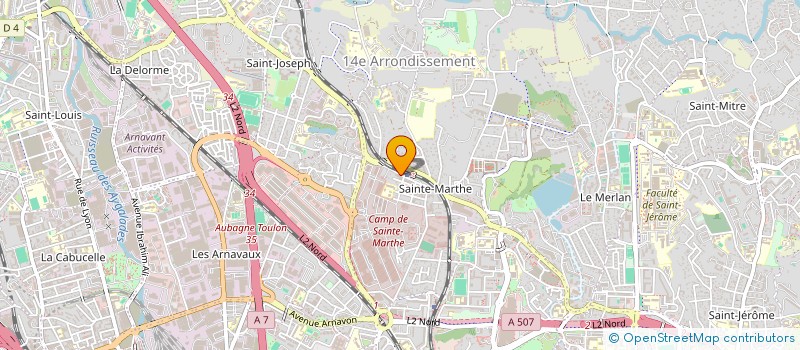localisation de l'entreprise MADAME SARAH NAILI à MARSEILLE