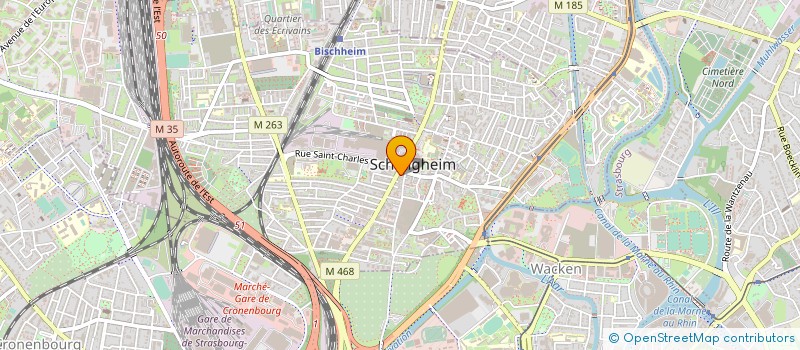 localisation de l'entreprise MADAME SARAH NASSIM  SCHILTIGHEIM