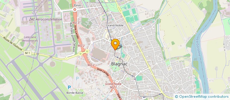 localisation de l'entreprise MADAME SARAH NAULLET à BLAGNAC