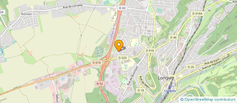 localisation de l'entreprise MADAME SARAH NEMETH à LONGWY