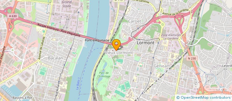 localisation de l'entreprise MADAME SARAH NERCAM  LORMONT