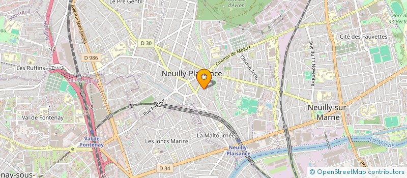 localisation de l'entreprise MADAME SARAH NEUDOERFFER  NEUILLY-PLAISANCE