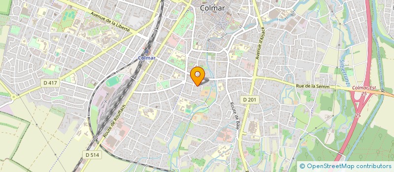 localisation de l'entreprise MADAME SARAH NIXDORF  COLMAR