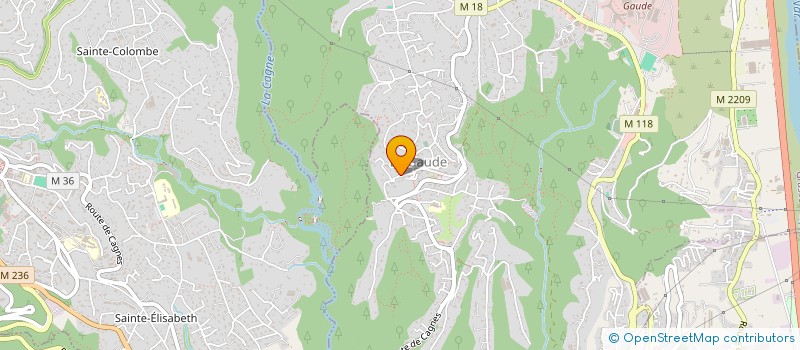 localisation de l'entreprise MADAME SARAH NOBILI  LA GAUDE