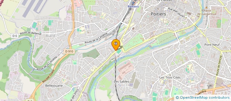 localisation de l'entreprise MADAME SARAH NOCAC  POITIERS