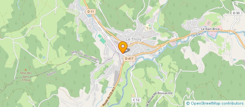 localisation de l'entreprise MADAME SARAH NOEL  LE THOLY