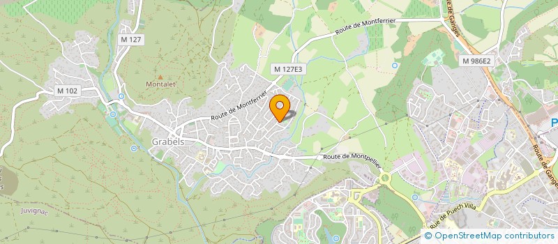 localisation de l'entreprise MADAME SARAH NOEMIE BOULABAS E SILVA  GRABELS