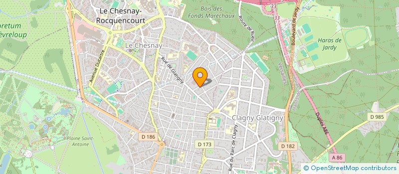 localisation de l'entreprise MADAME SARAH NOIRANT  LE CHESNAY-ROCQUENCOURT