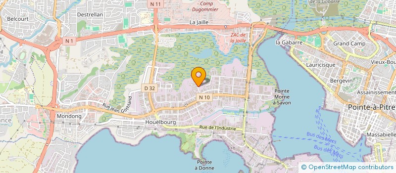 localisation de l'entreprise MADAME SARAH NOLLET  BAIE-MAHAULT