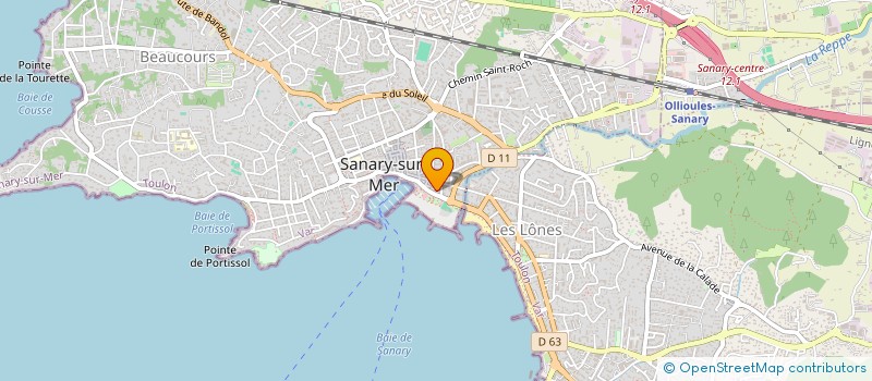 localisation de l'entreprise MADAME SARAH NORTON à SANARY-SUR-MER