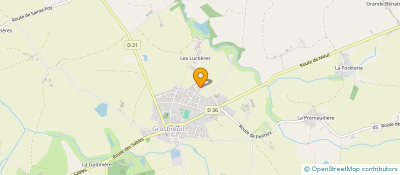 localisation de l'entreprise MADAME SARAH O'LOUGHLIN à GROSBREUIL