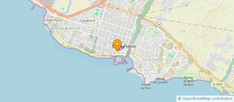 localisation de l'entreprise MADAME SARAH OMARJEE à SAINT-PIERRE