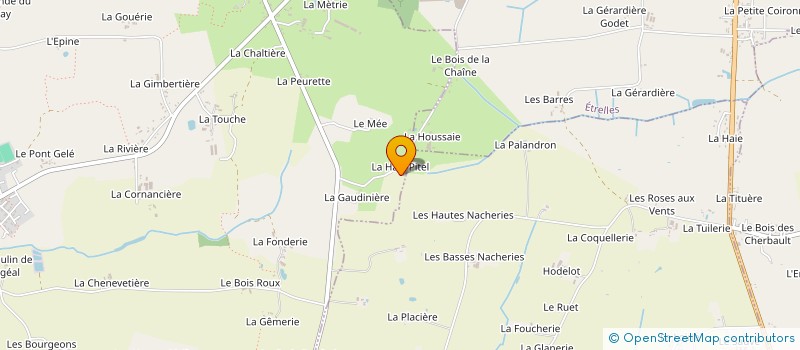 localisation de l'entreprise MADAME SARAH ORHANT à VERGEAL