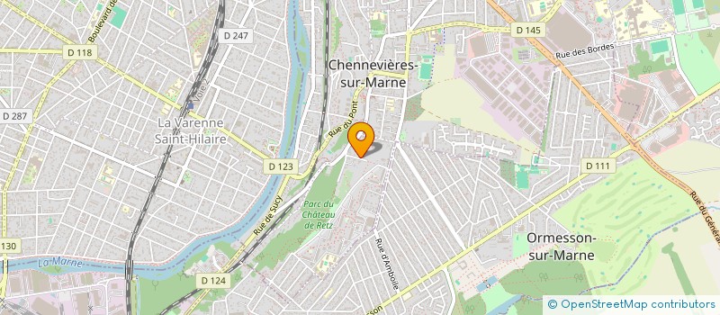 localisation de l'entreprise MADAME SARAH OUADAH  CHENNEVIERES-SUR-MARNE