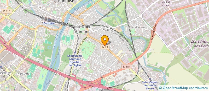 localisation de l'entreprise MADAME SARAH OUAKKI  SAINT-OUEN-L'AUMONE