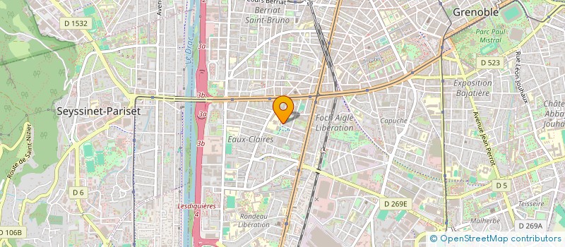 localisation de l'entreprise MADAME SARAH OUALID  GRENOBLE