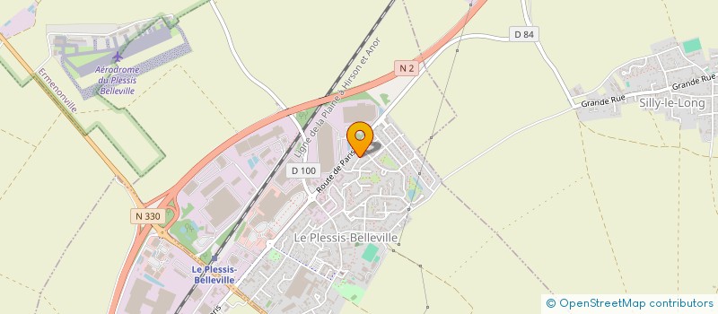 localisation de l'entreprise MADAME SARAH OUCHENT  LE PLESSIS-BELLEVILLE