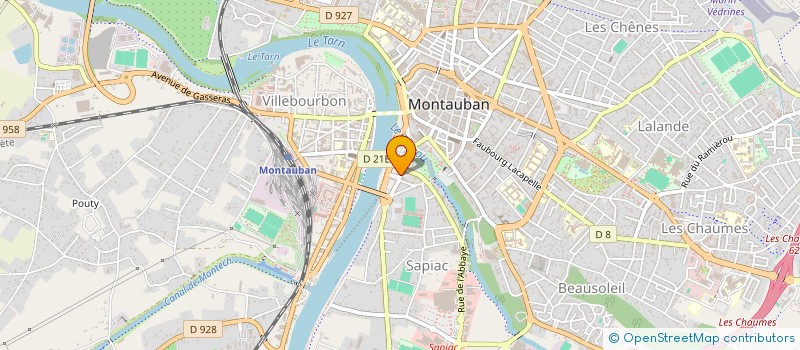 localisation de l'entreprise MADAME SARAH OUDAINIA  MONTAUBAN