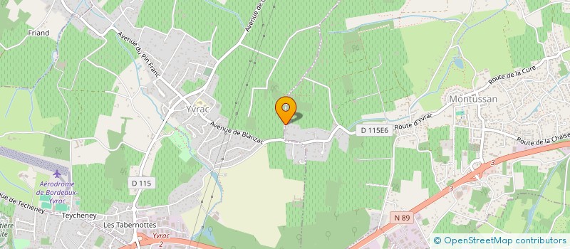 localisation de l'entreprise MADAME SARAH OUIDANE  MONTUSSAN