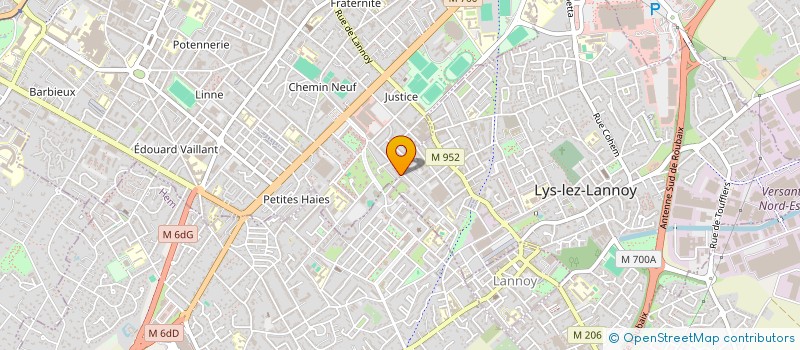 localisation de l'entreprise MADAME SARAH OULKEBIR  ROUBAIX