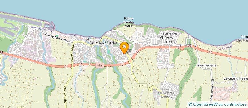 localisation de l'entreprise MADAME SARAH OUNIAN à SAINTE-MARIE