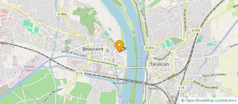 localisation de l'entreprise MADAME SARAH OZEL à BEAUCAIRE