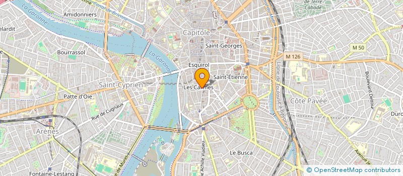localisation de l'entreprise MADAME SARAH PAILHES à TOULOUSE