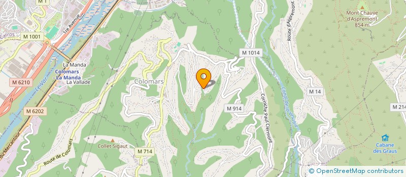 localisation de l'entreprise MADAME SARAH PAILLARD  COLOMARS