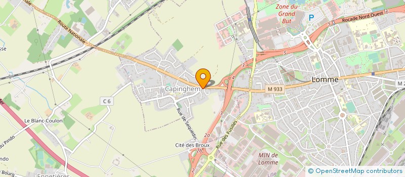 localisation de l'entreprise MADAME SARAH PALLIERNE  LILLE