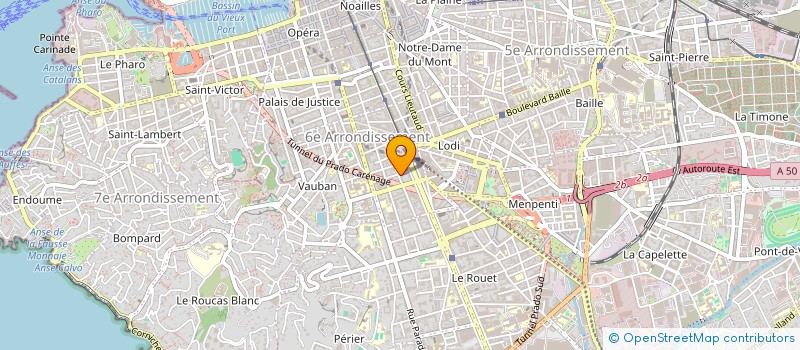 localisation de l'entreprise MADAME SARAH PARKHURST  MARSEILLE