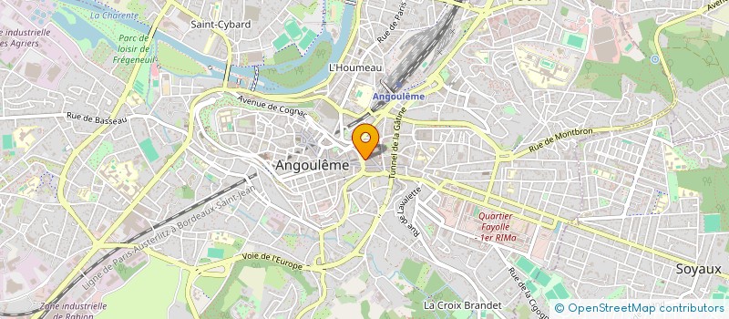 localisation de l'entreprise MADAME SARAH PAROT à ANGOULEME