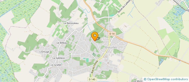 localisation de l'entreprise MADAME SARAH PAROT  BREUILLET