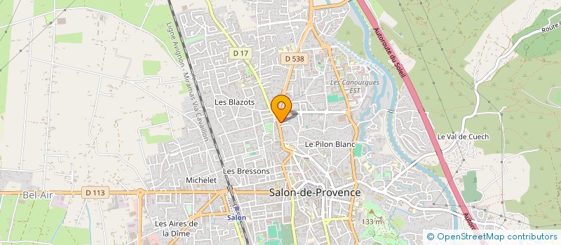 localisation de l'entreprise MADAME SARAH PATANCHON  LANCON-PROVENCE