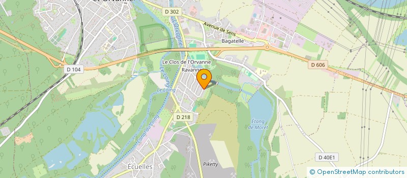 localisation de l'entreprise MADAME SARAH PATRIARCHE  MORET-LOING-ET-ORVANNE