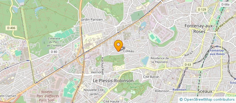 localisation de l'entreprise MADAME SARAH PAUL  LE PLESSIS-ROBINSON