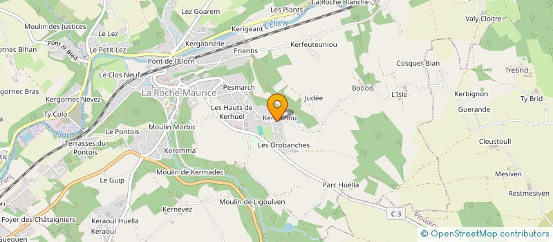 localisation de l'entreprise MADAME SARAH PECHEUX  LA ROCHE-MAURICE