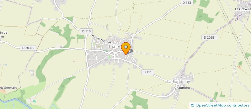 localisation de l'entreprise MADAME SARAH PERDRIX  THAIRE