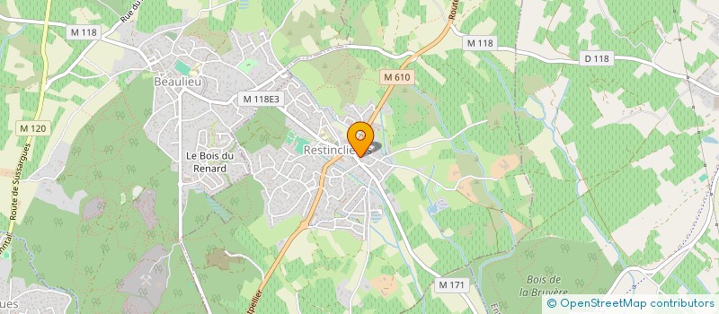 localisation de l'entreprise MADAME SARAH PEREZ GUMIEL  RESTINCLIERES