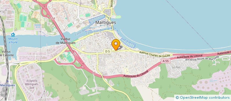 localisation de l'entreprise MADAME SARAH PEREZ MARTINEZ à MARTIGUES
