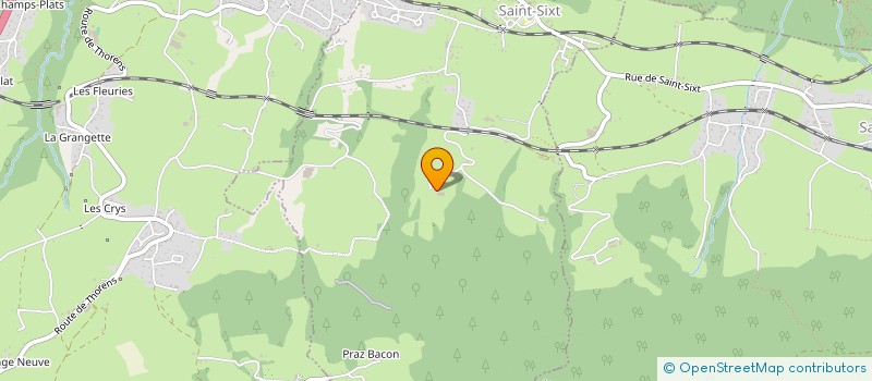 localisation de l'entreprise MADAME SARAH PERNET COUDRIER  SALLANCHES