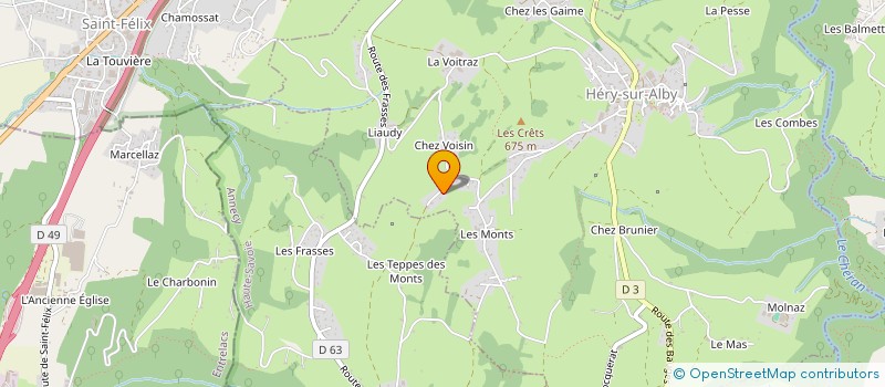 localisation de l'entreprise MADAME SARAH PERRIERE  HERY-SUR-ALBY